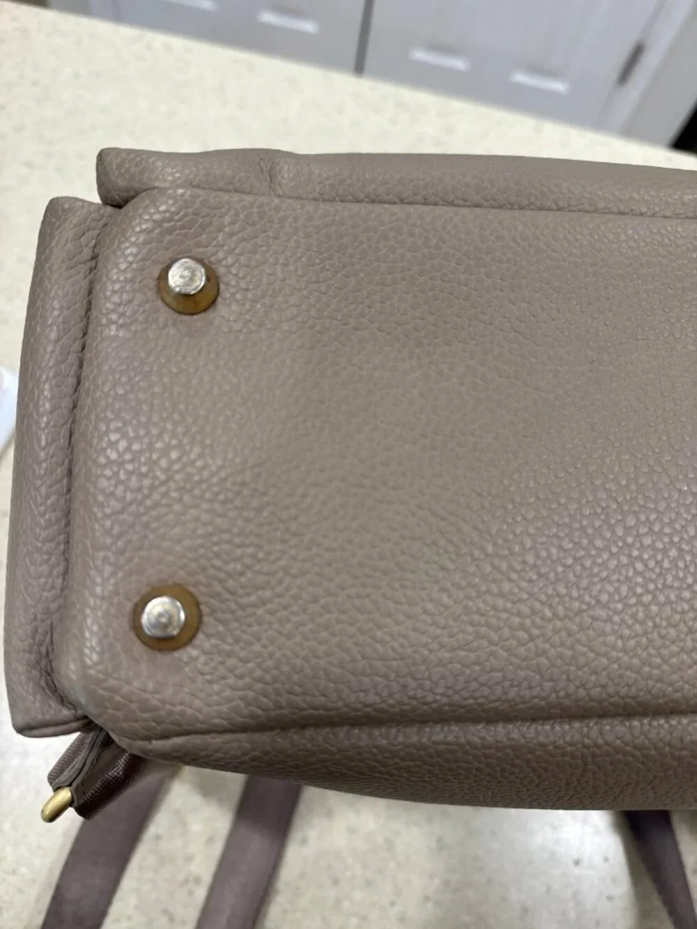 Freshly Picked Mini Classic Diaper Bag, Aspen + Itzy Ritzy Wipe pouch